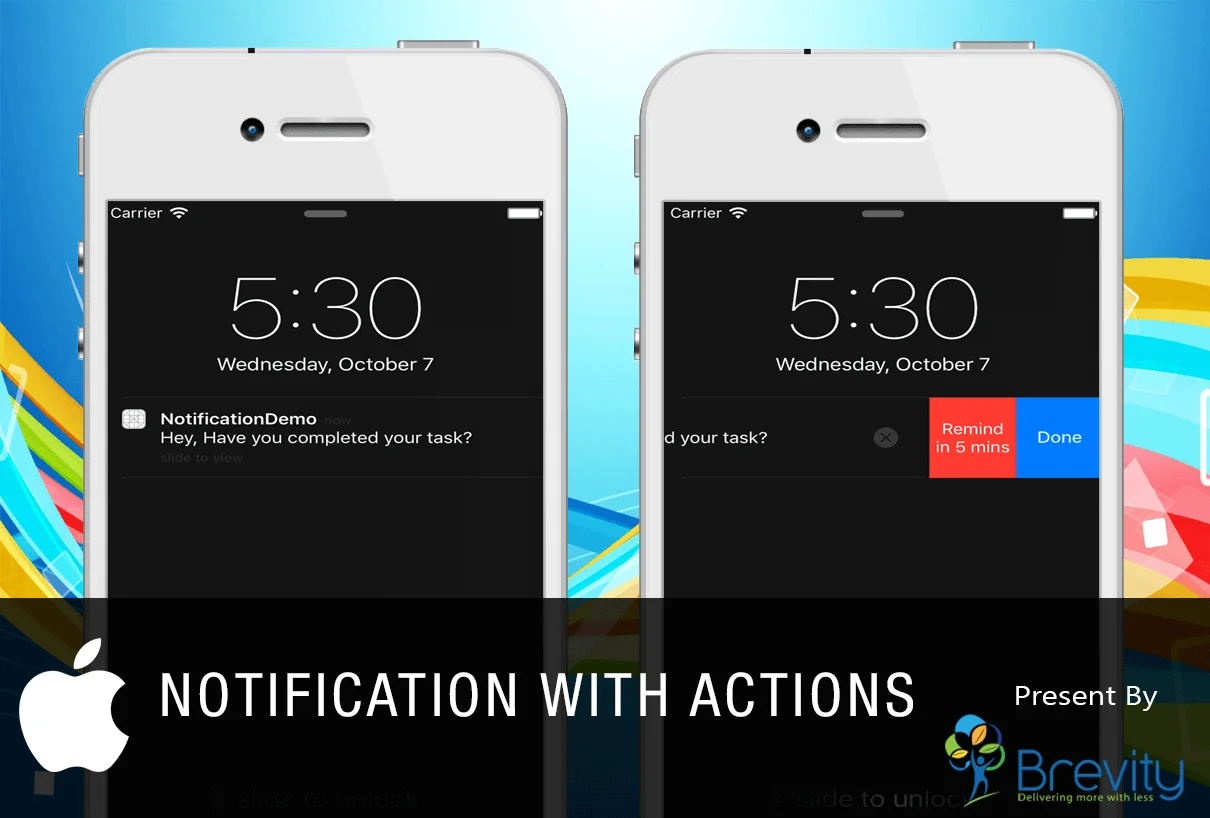 Notification with Actions