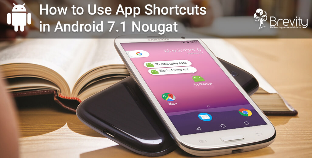 app shortcuts in Android