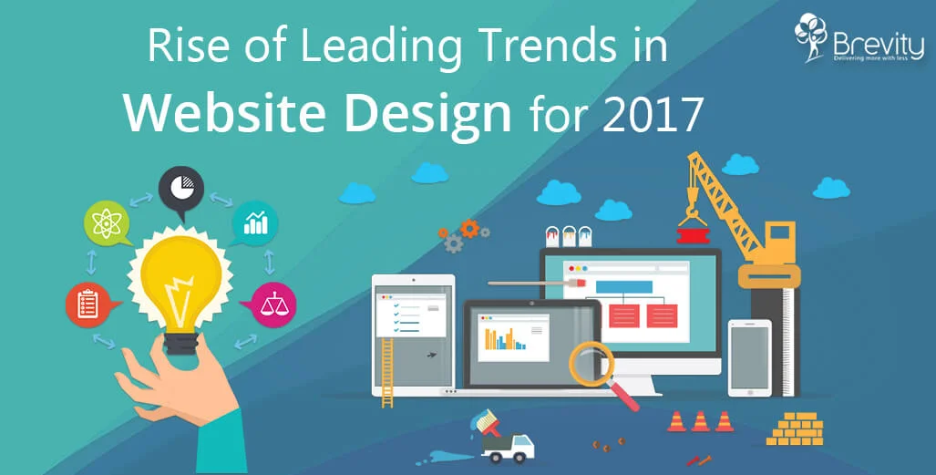Rise of leading trends in website design for 2017
