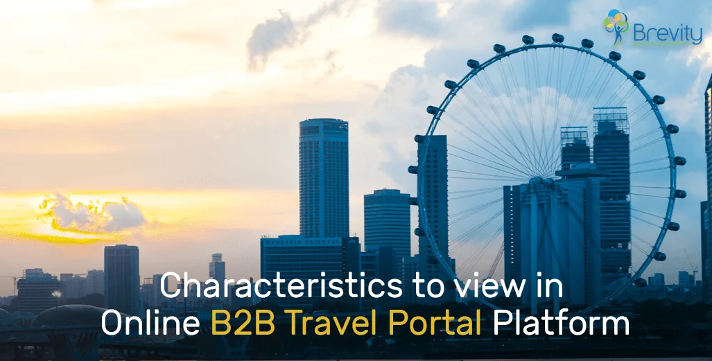 Characteristics to view in Online B2B Travel Portal Platform