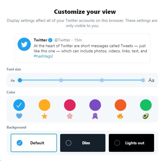 Customizable Twitter